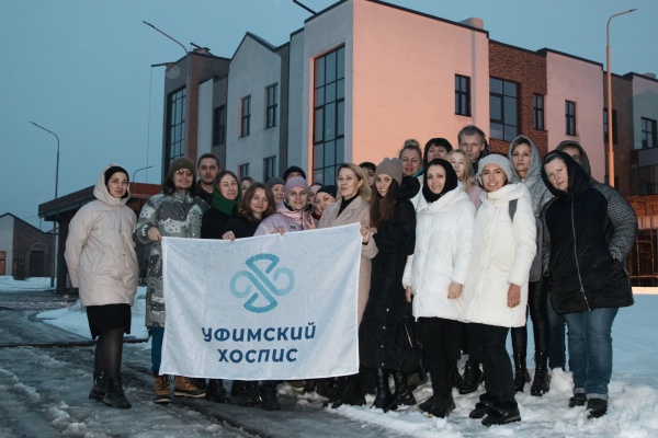 Экскурсия для волонтеров на стройку стационара Уфимского хосписа