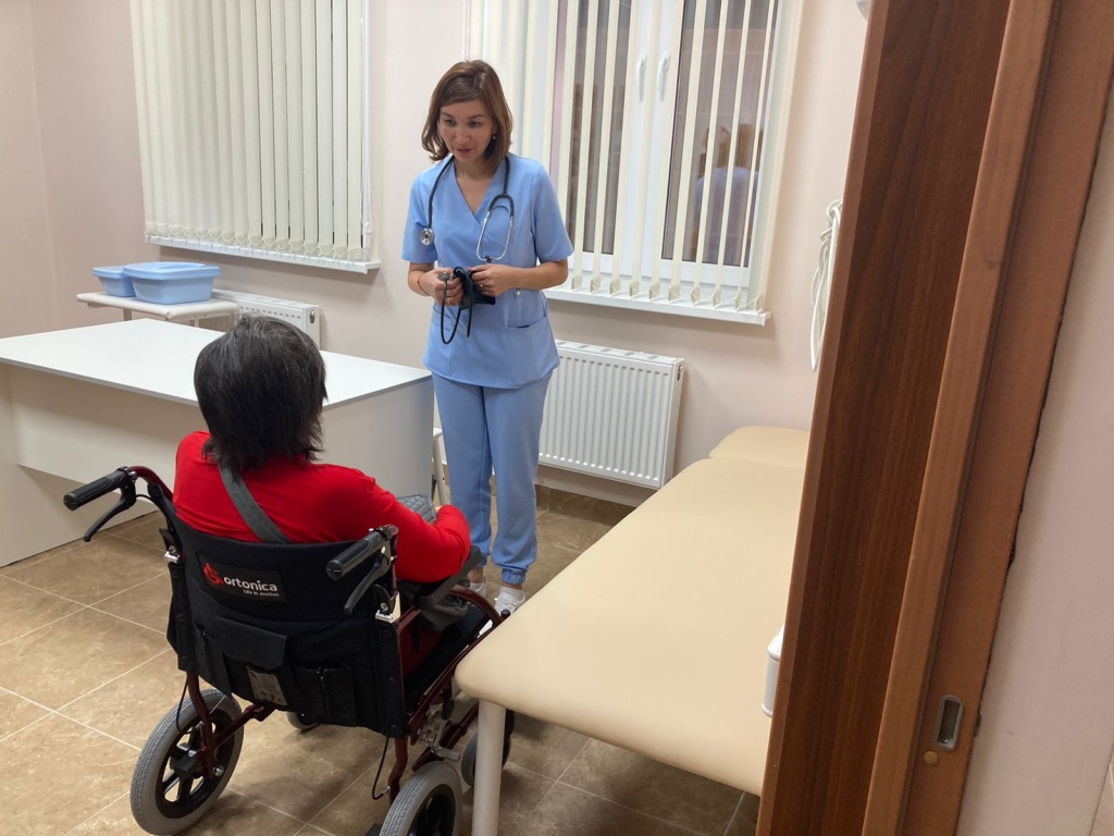 одна из первых пациенток Уфимского хосписа в день госпитализации одна из первых пациенток Уфимского хосписа в день госпитализации